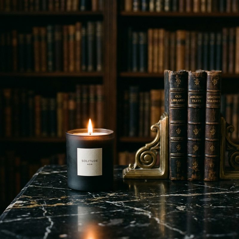 ÆMBER Bibliotek Candle